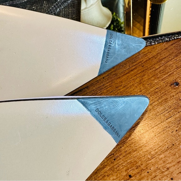 DOLCE & GABBANA MADE IN ITALY PINK CALF SKIN SIZE 39.5 GREAT 4” STILETTO HEELS - Picture 8 of 13